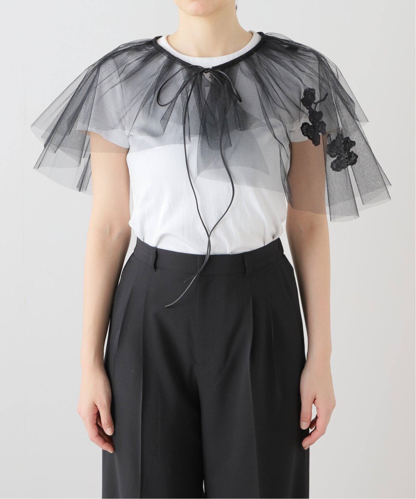 MARGE/マージ】Lace embroidery collar：付け衿（その他トップス 