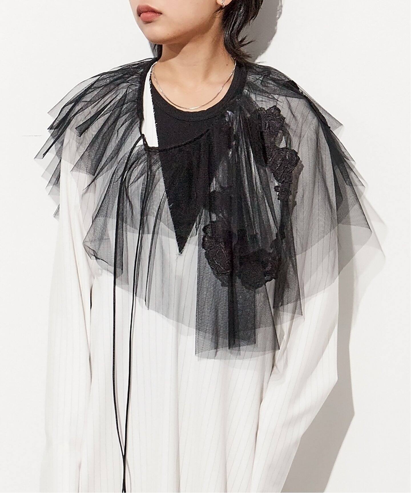 MARGE/マージ】Lace embroidery collar：付け衿（その他トップス 