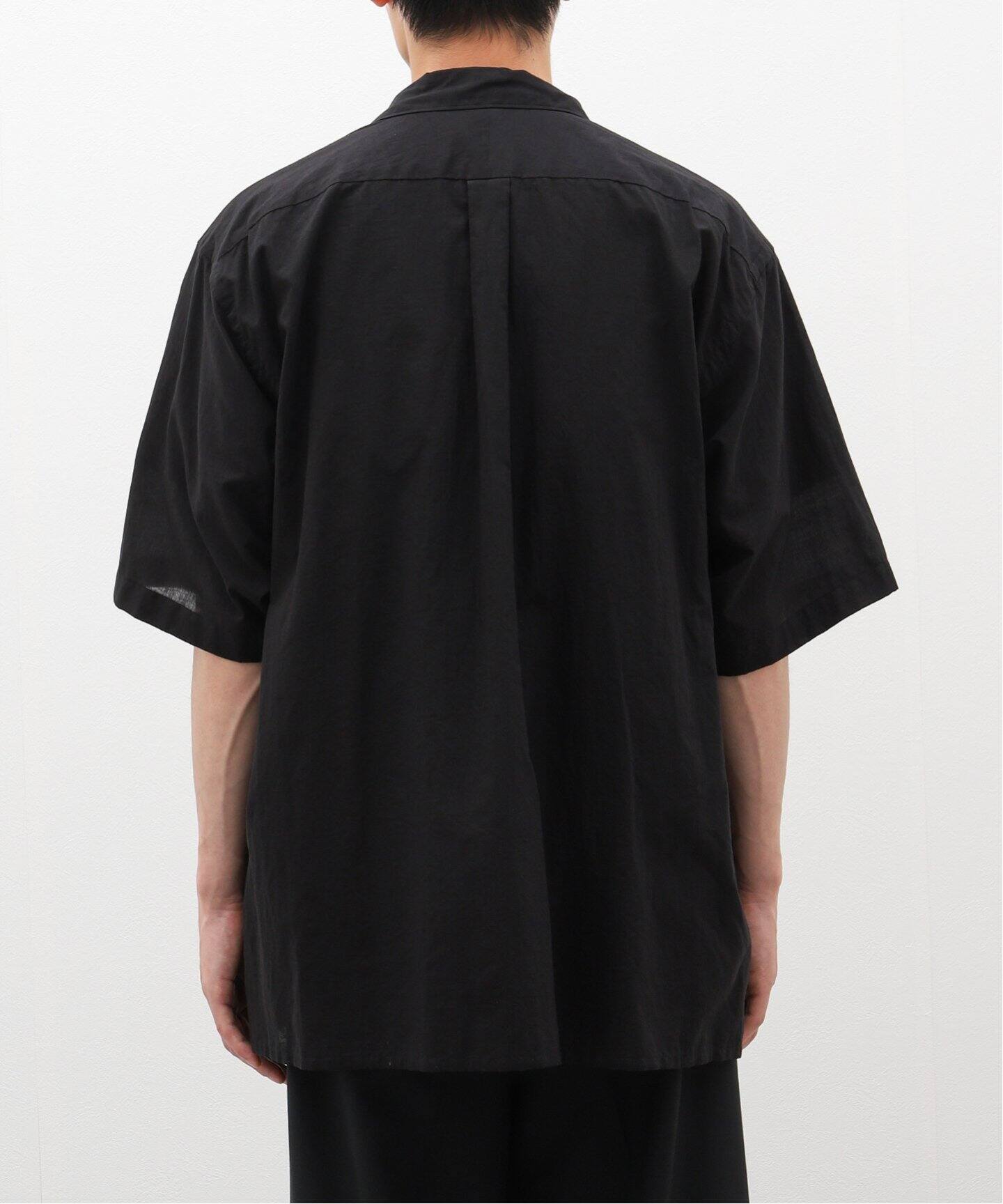 COMOLI (コモリ) KHADIコットン半袖 オープンカラーシャツ