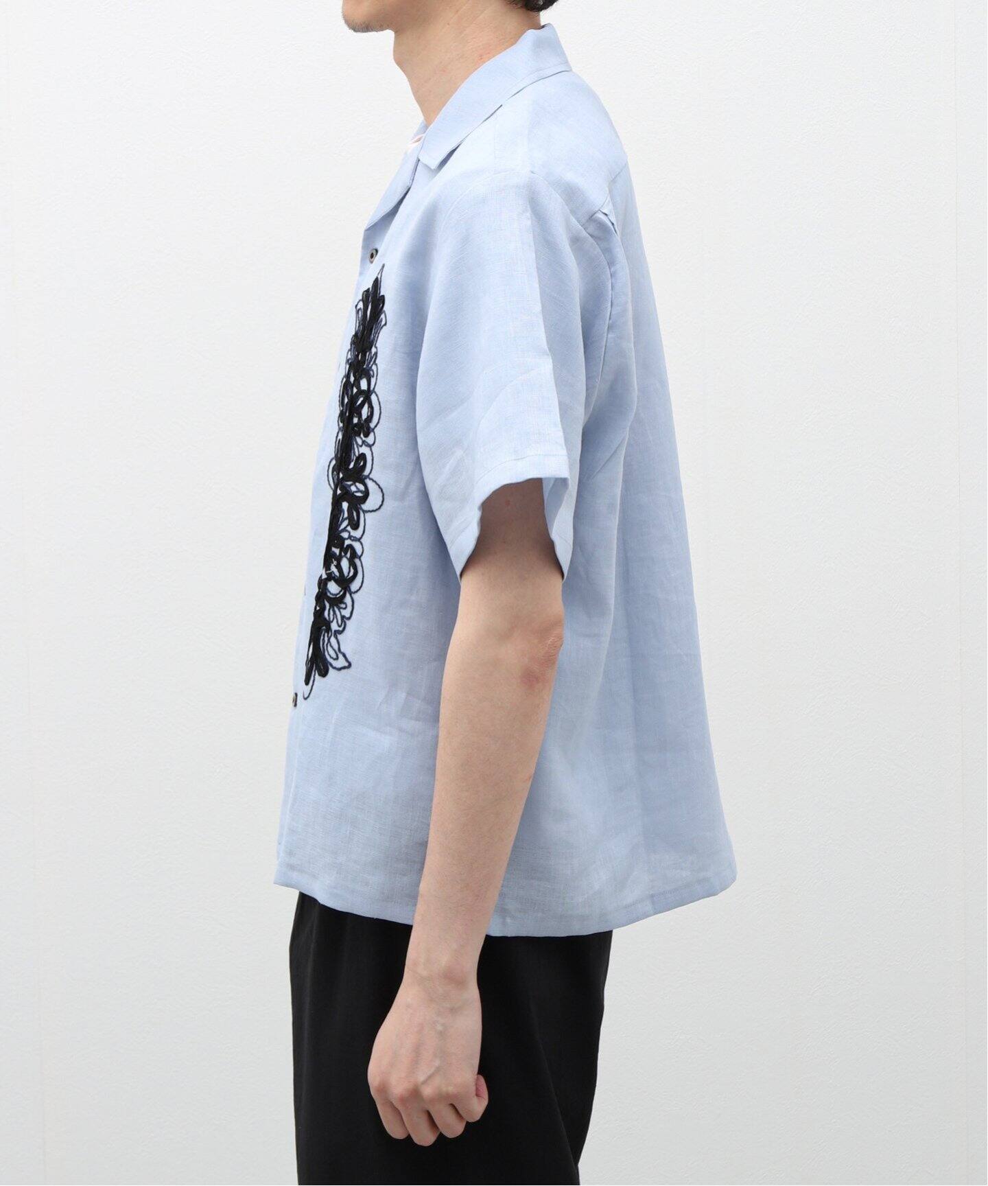 OFF THE CUFF / オフザカフ】COTTON TAPE EMB SHIRT（シャツ