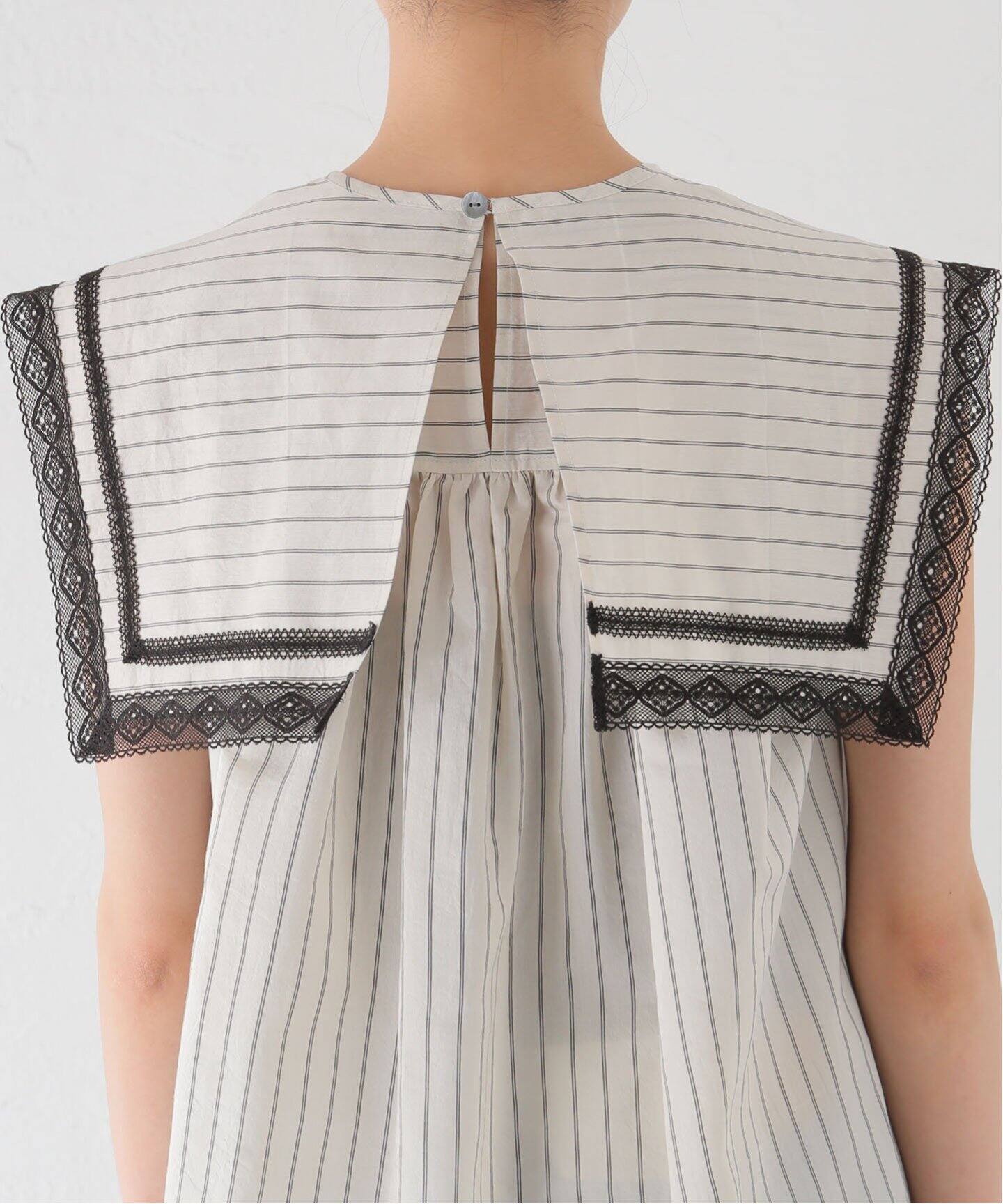 Shinzone BOX COLLAR BLOUSE(STRIPE)（シャツ／ブラウス）｜BOICE FROM 