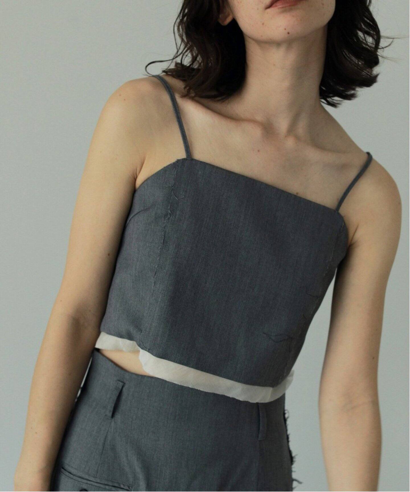 anuke Cutoff Twill Bustier 62410407（キャミソール）｜BOICE FROM 