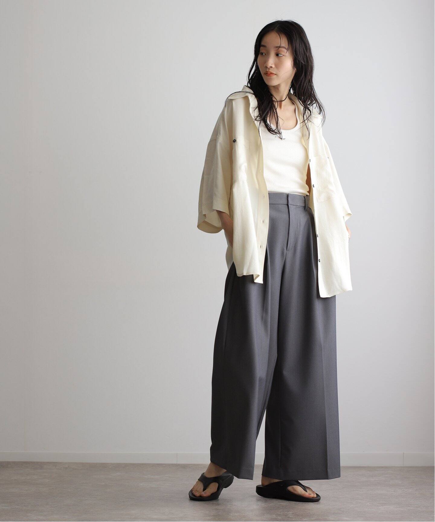 anuke Twill Over Shirts 62410404（シャツ／ブラウス）｜BOICE FROM 