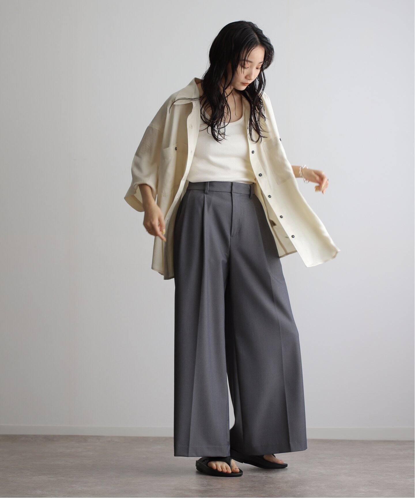 anuke Twill Over Shirts 62410404（シャツ／ブラウス）｜BOICE FROM 