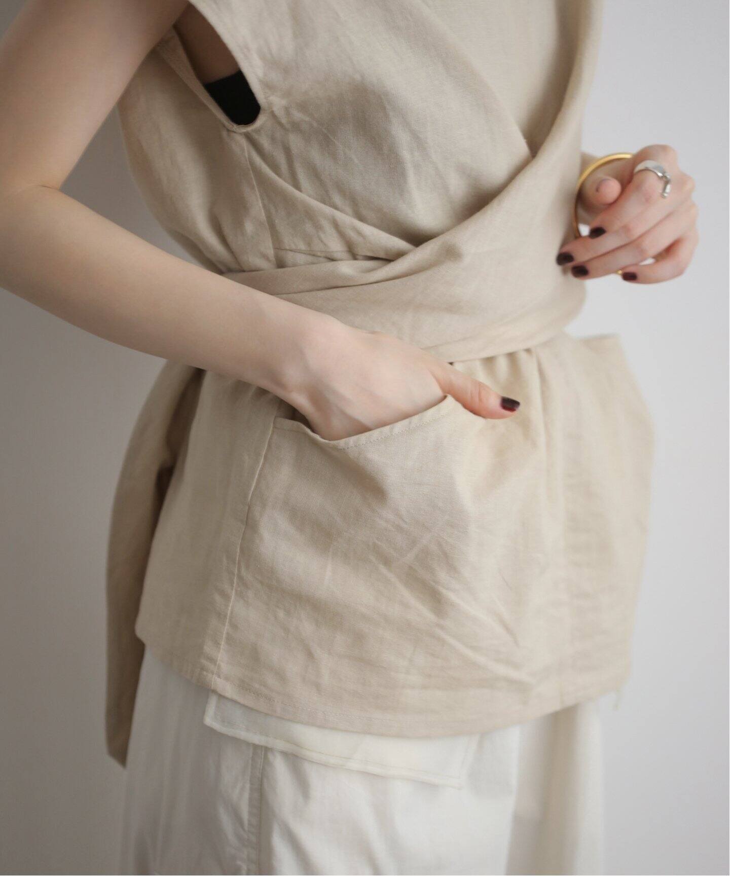 anuke Linen Cachecoeur Tops 62410408（シャツ／ブラウス）｜BOICE 