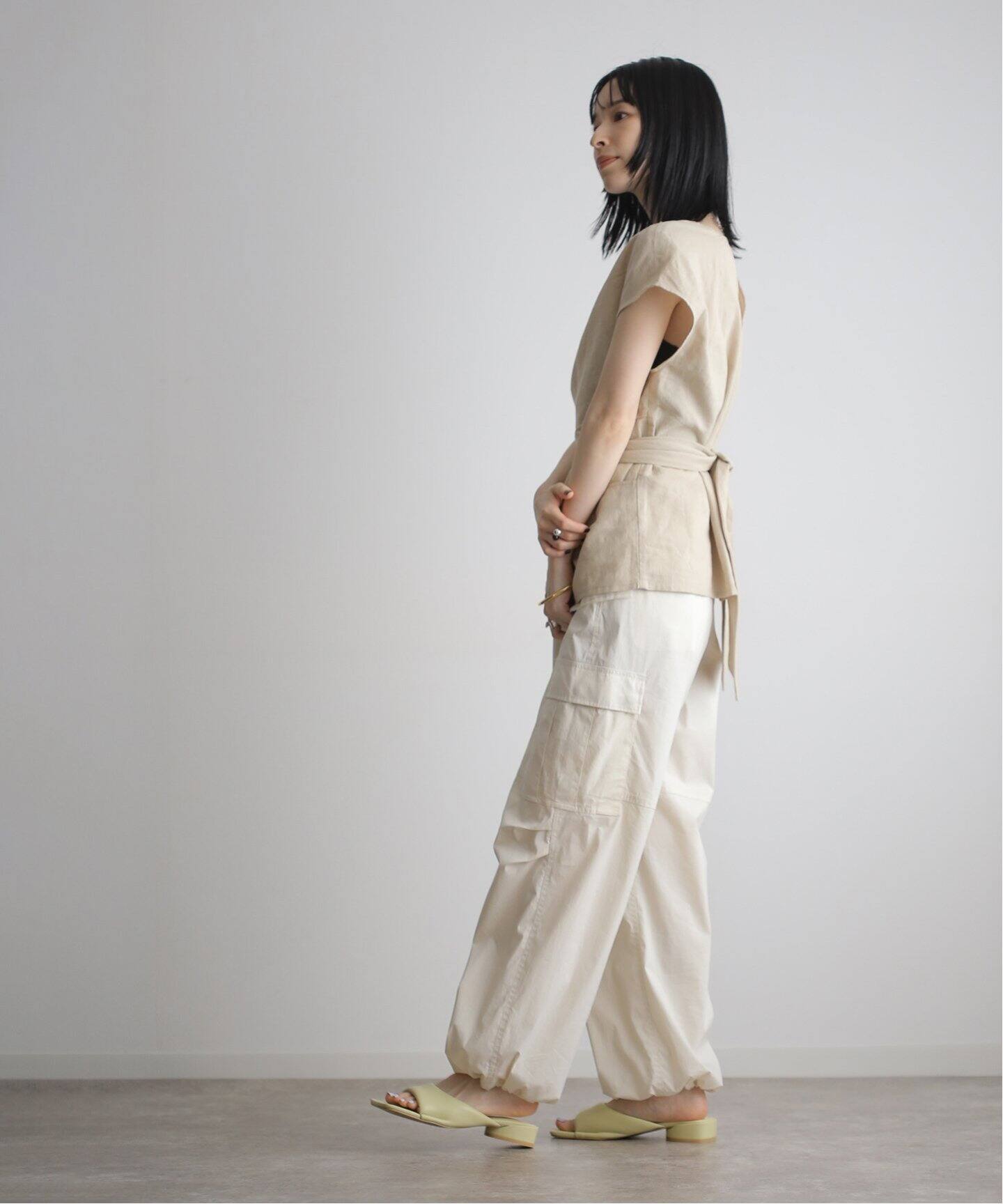 anuke Linen Cachecoeur Tops 62410408（シャツ／ブラウス）｜BOICE 