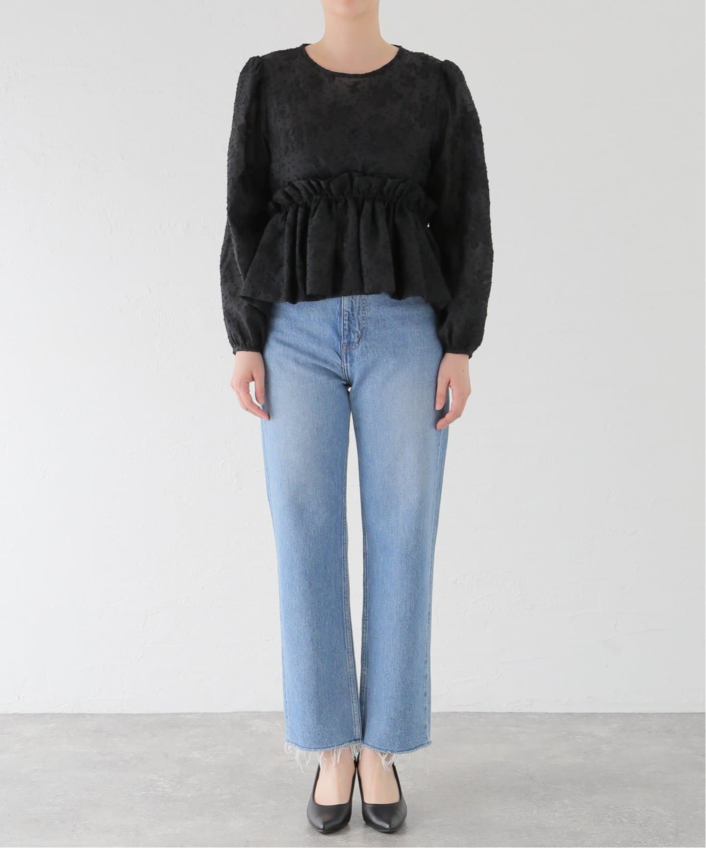 EMIN＆PAUL/エミンアンドポール】GATHERD BLOUSE（シャツ
