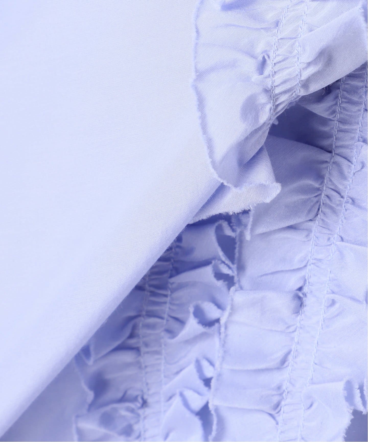 ≪追加≫コットンシルクフロントフリルブラウス（シャツ／ブラウス