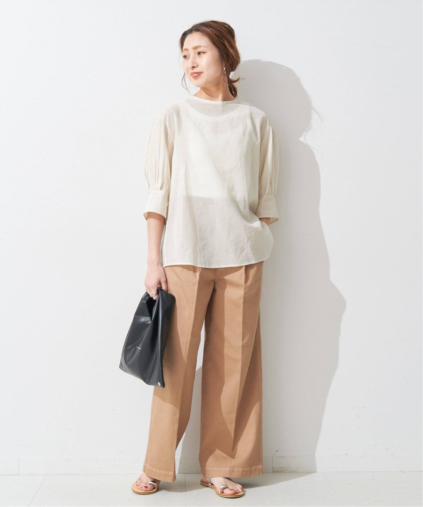 シアーバックスリットブラウス（シャツ／ブラウス）｜Spick & Span 