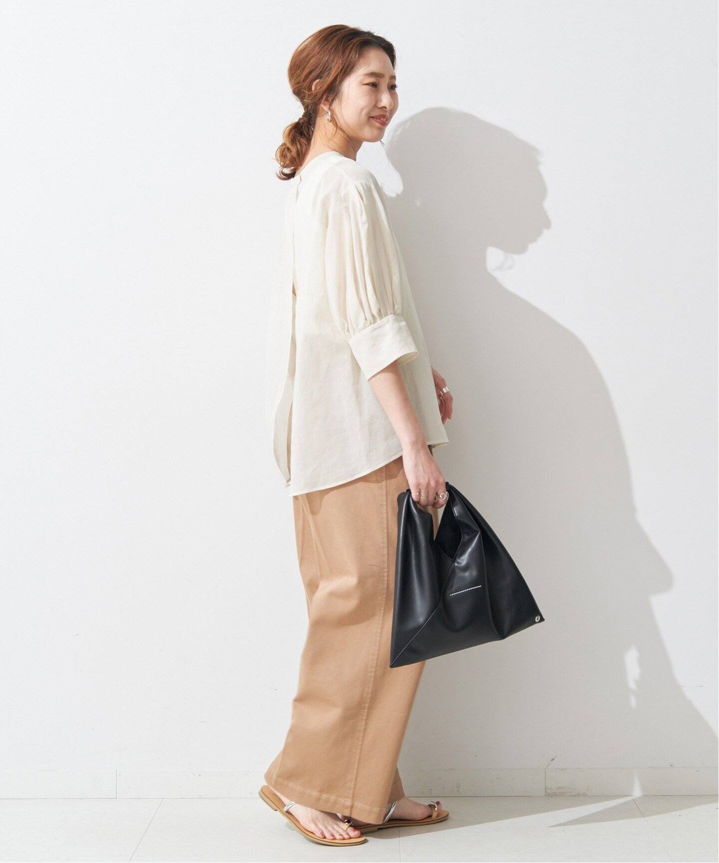 Spick &amp; Span シアーバックスリットブラウス スピックアンドスパン ト シアーバックスリットブラウス（シャツ／ブラウス）｜Spick & Span
