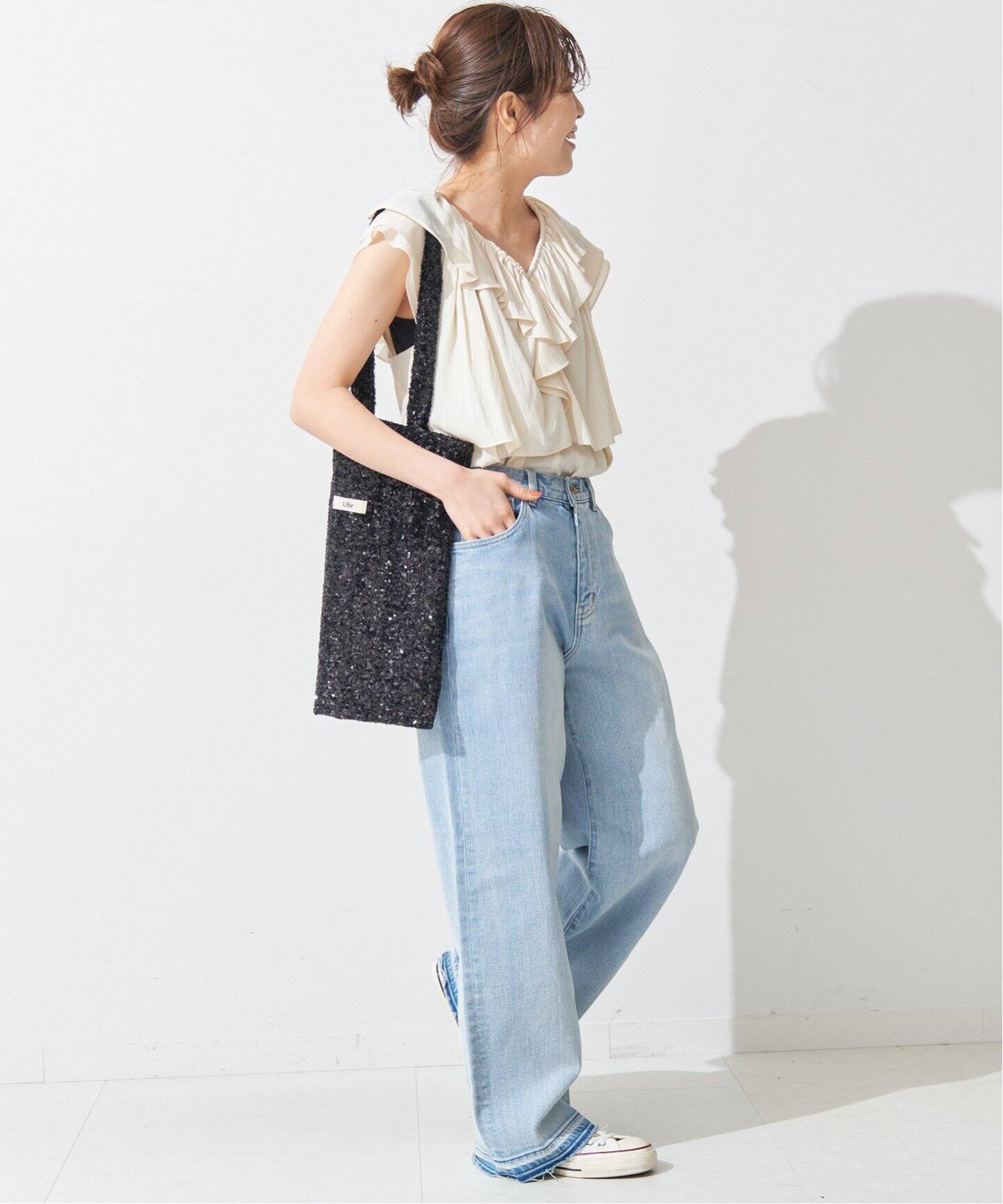 Spick and Span⭐️ フリルレイヤーノースリブラウス フリルレイヤーノースリブラウス（シャツ／ブラウス）｜Spick & Span