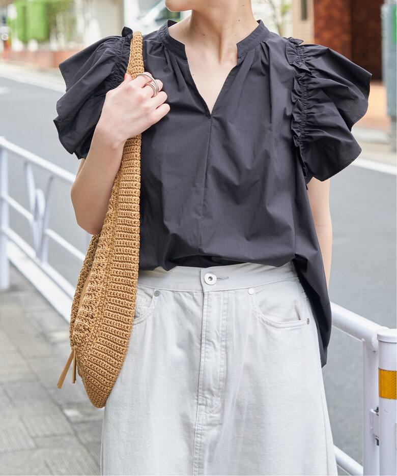 フレアスリーブスキッパーブラウス（シャツ／ブラウス）｜Spick and  