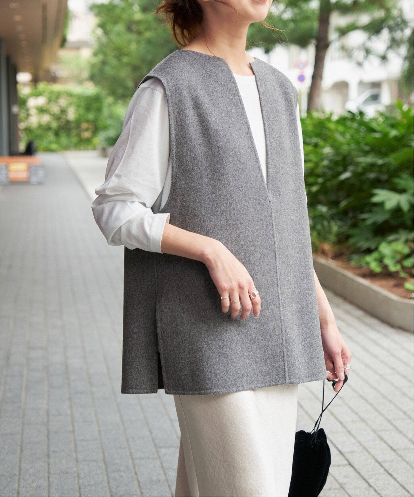 ダブルフェイスVネックベスト（ベスト）｜Spick and Span（スピック  