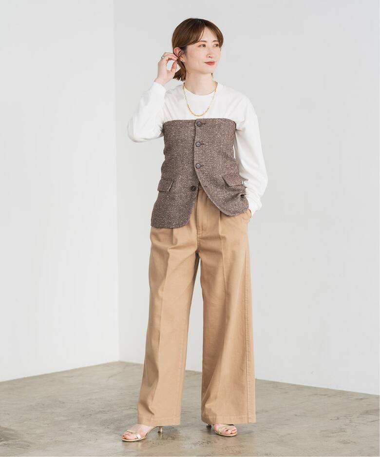 Spick & Span (スピックアンドスパン) 24050200309020 ビスチェコンビ  