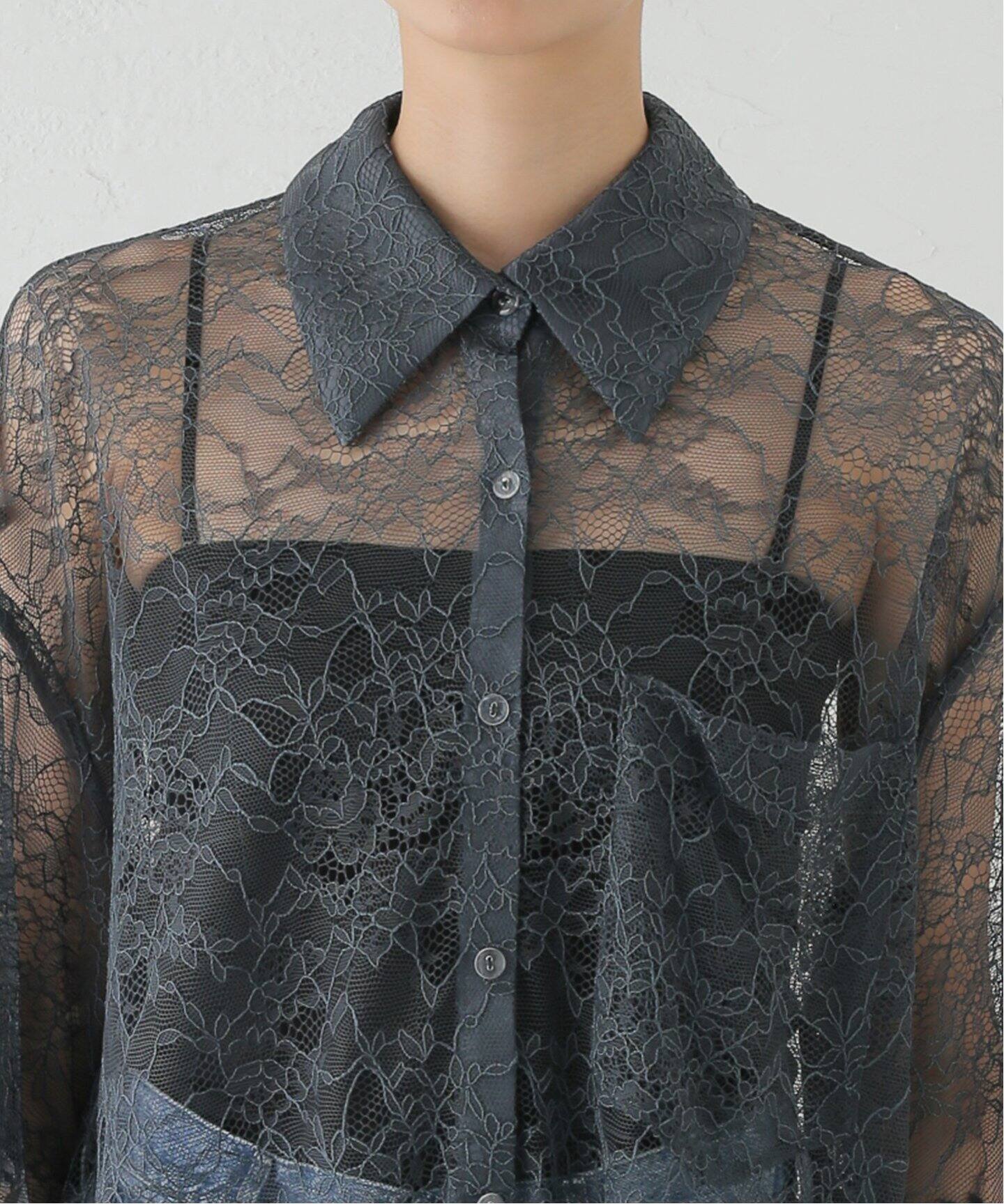 Uhr / ウーア Lace Shirt 24AWUHR-SH414（シャツ／ブラウス）｜Spick 