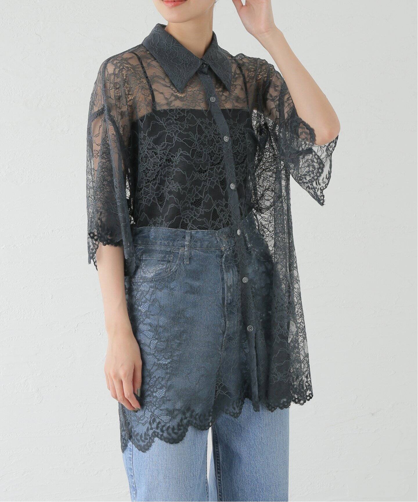 Uhr / ウーア Lace Shirt 24AWUHR-SH414（シャツ／ブラウス）｜Spick 