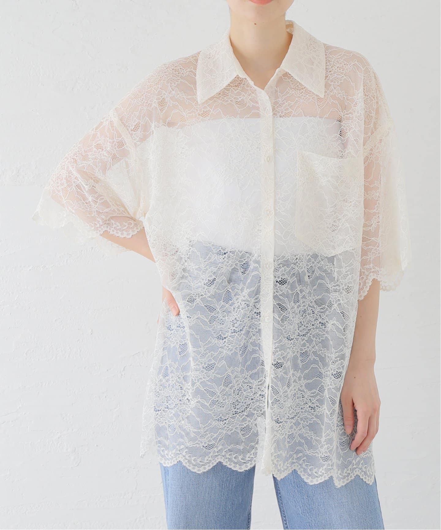 Uhr / ウーア Lace Shirt 24AWUHR-SH414