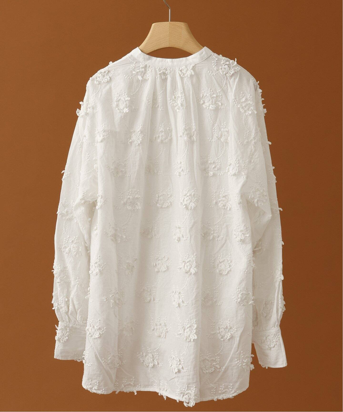 crinkle crinkle crinkle 別注 3D embroidery ボレロブラウス（シャツ  