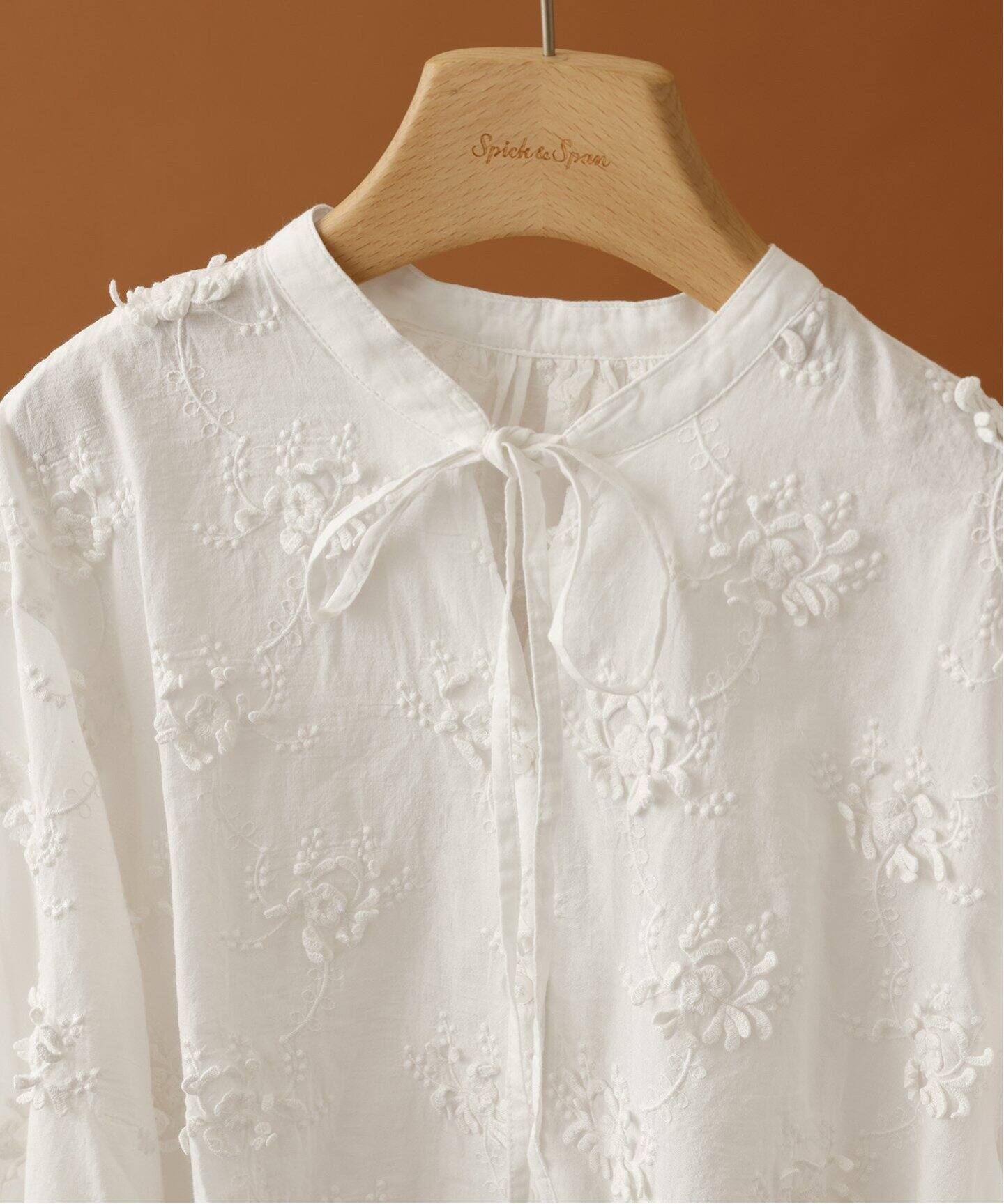 crinkle crinkle crinkle 別注 3D embroidery ボレロブラウス（シャツ 