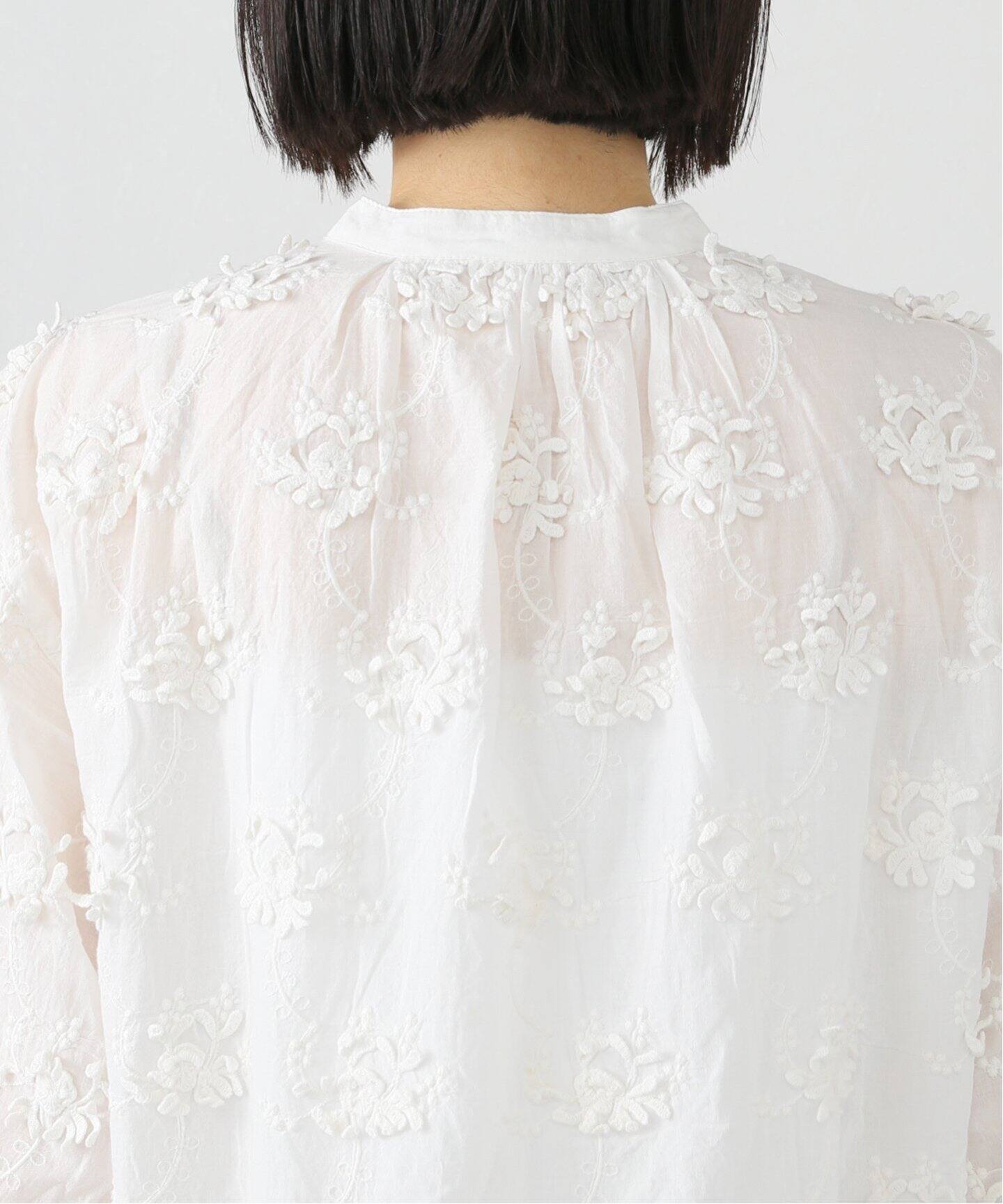 crinkle crinkle crinkle 別注 3D embroidery ボレロブラウス（シャツ 
