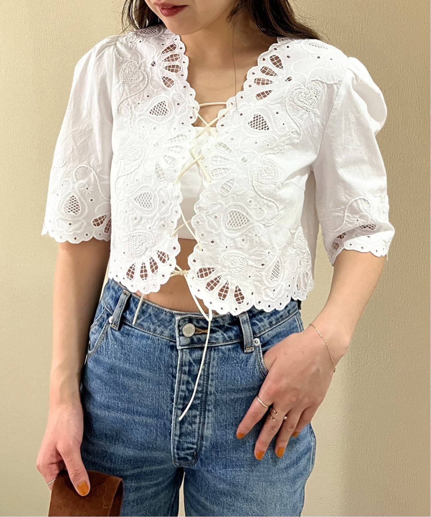 ≪追加≫ 刺繍ブラウス（シャツ／ブラウス）｜U by SPICK&SPAN（ユー 