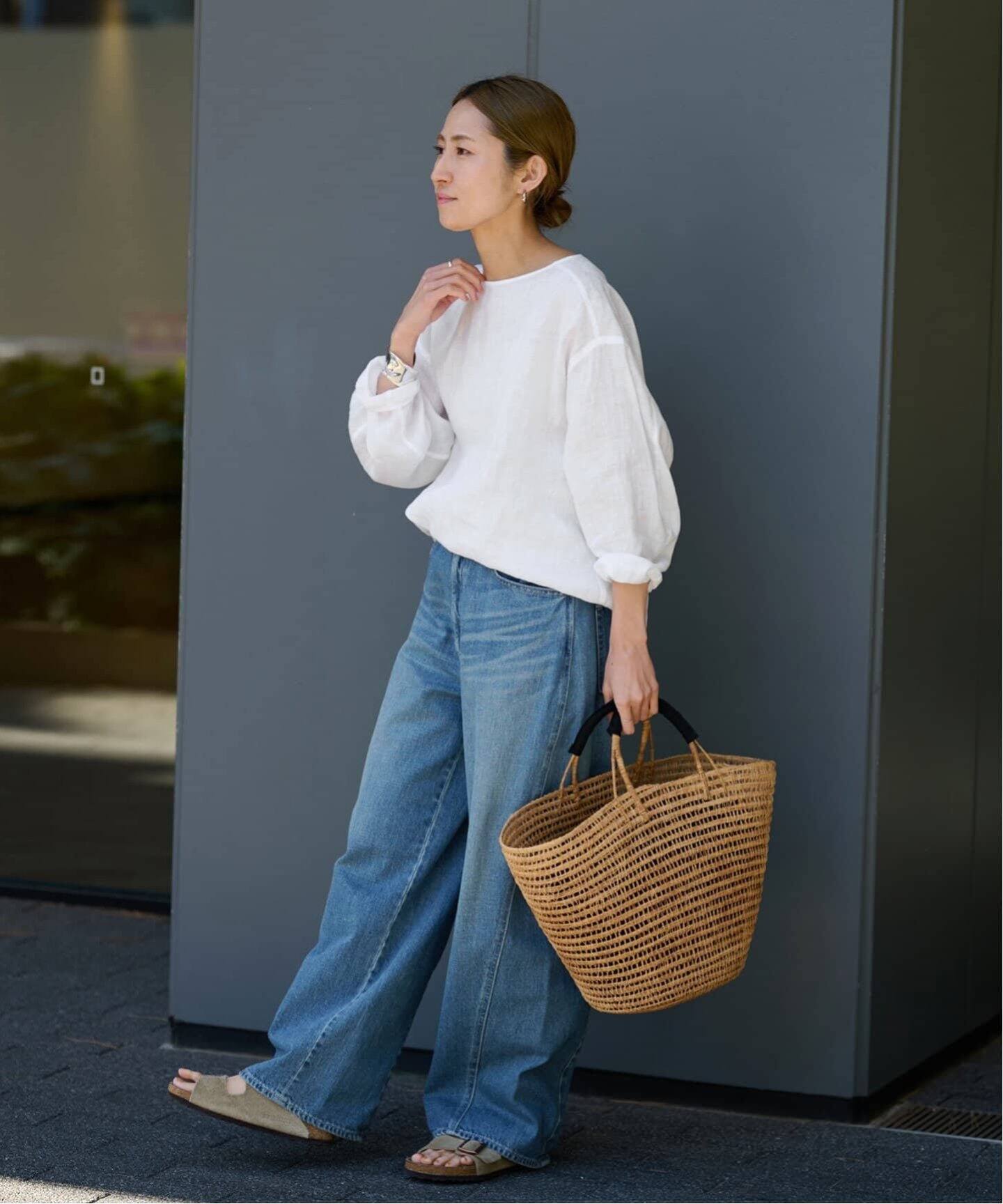 ≪追加≫NEW フレンチリネンクルーネックプルオーバー2（シャツ 