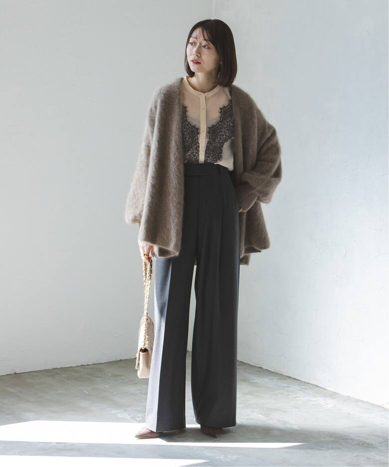 リバーレーストリミングシフォンブラウス（シャツ／ブラウス）｜NOBLE  