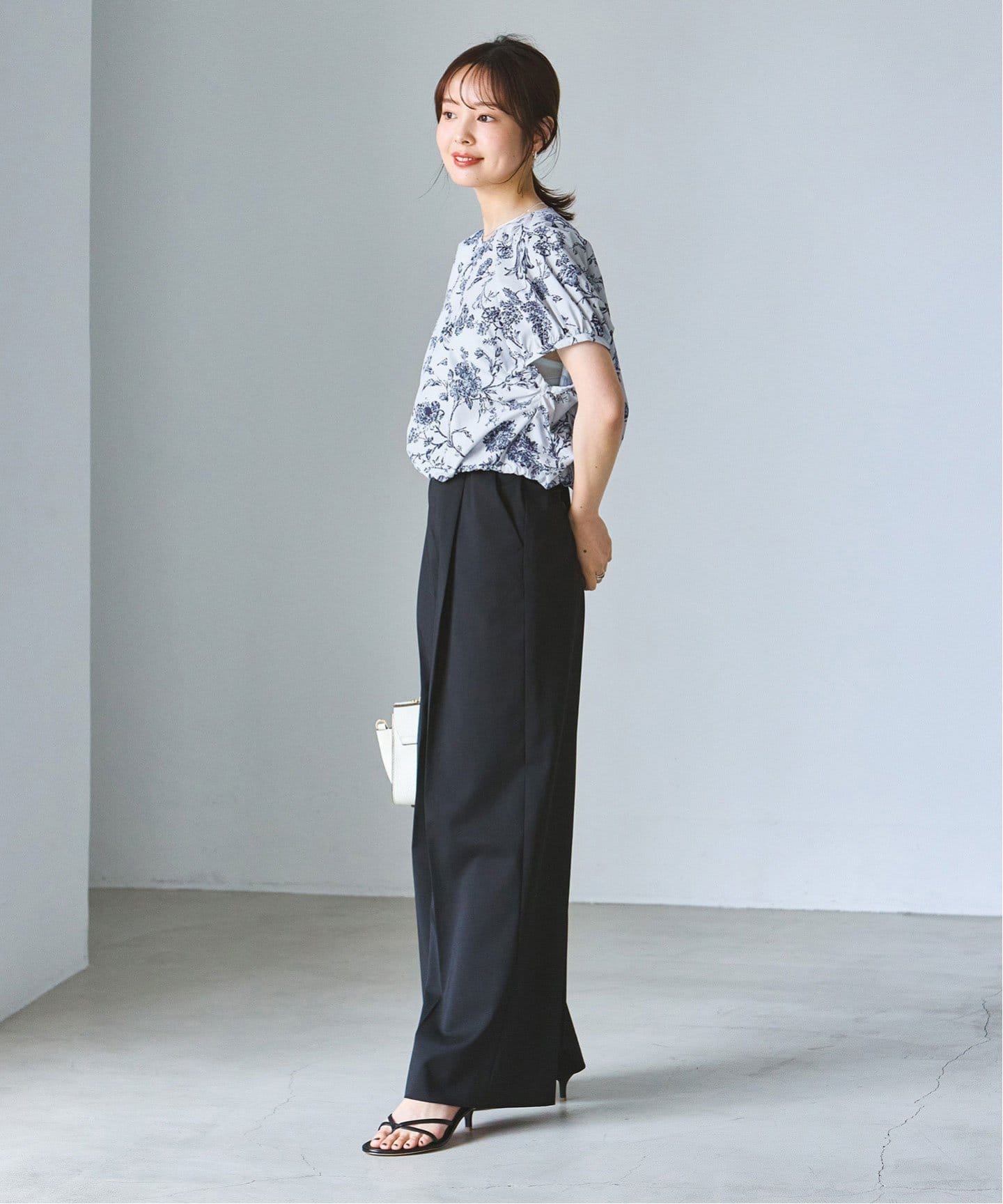 追加》ヴィンテージフラワープリントブラウス（シャツ／ブラウス