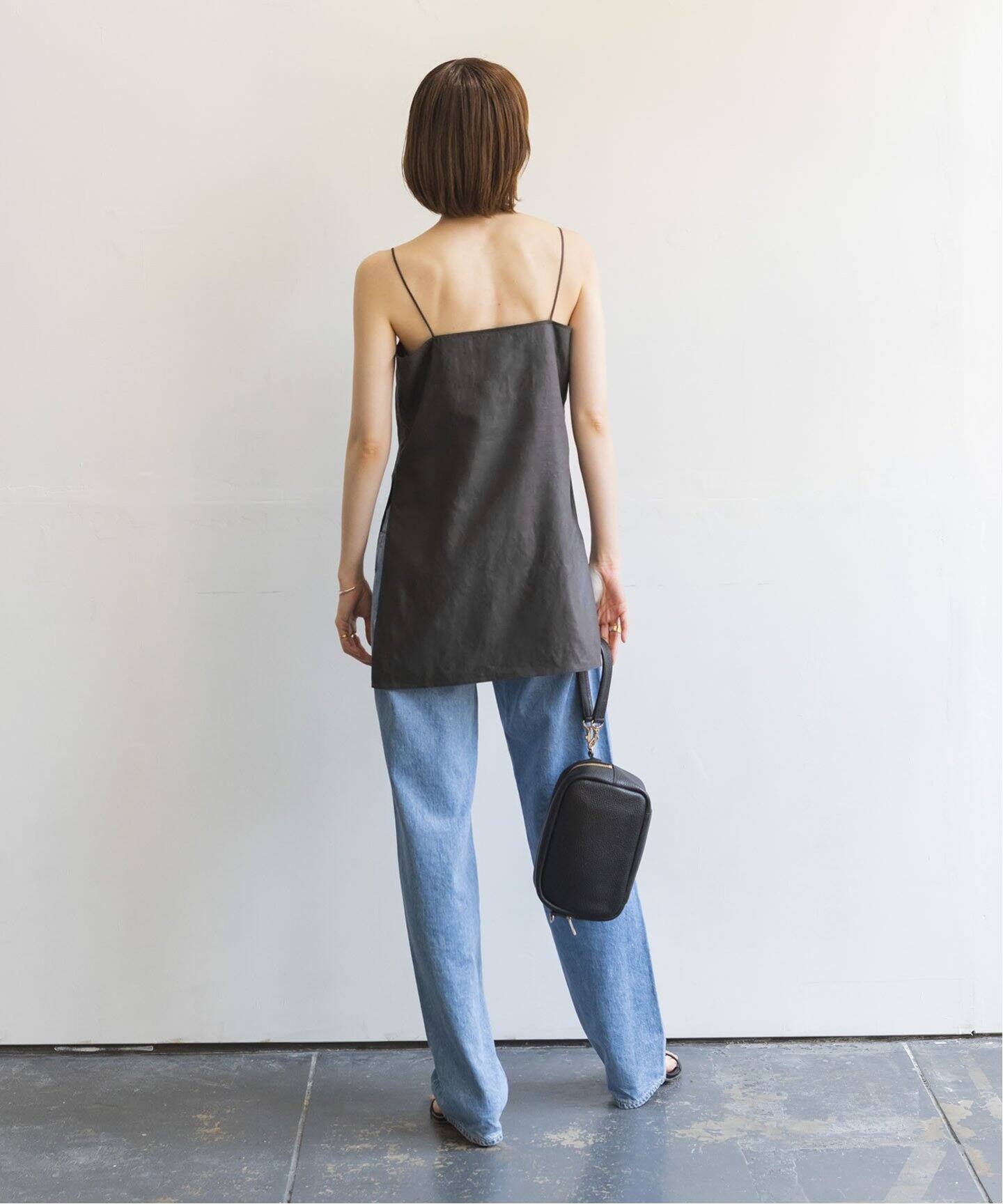 フェイクスウェードロングキャミソール（キャミソール）｜NOBLE