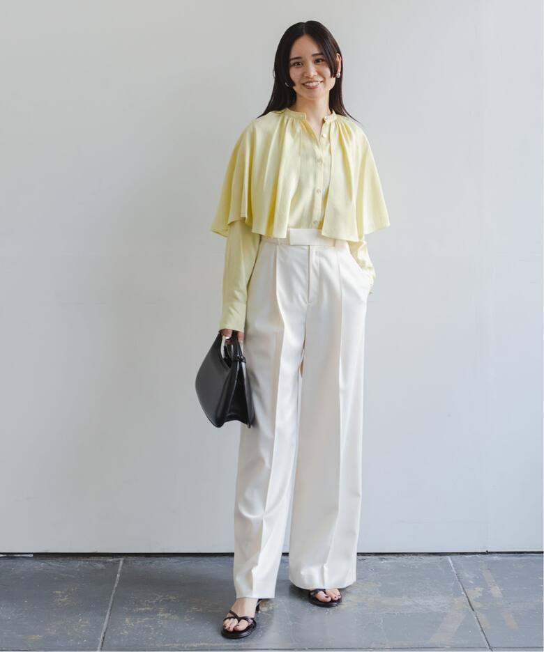 シルキークロスケープブラウス（シャツ／ブラウス）｜NOBLE（ノーブル  