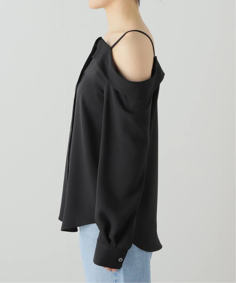 オープンショルダーストラップブラウス（シャツ／ブラウス）｜NOBLE  