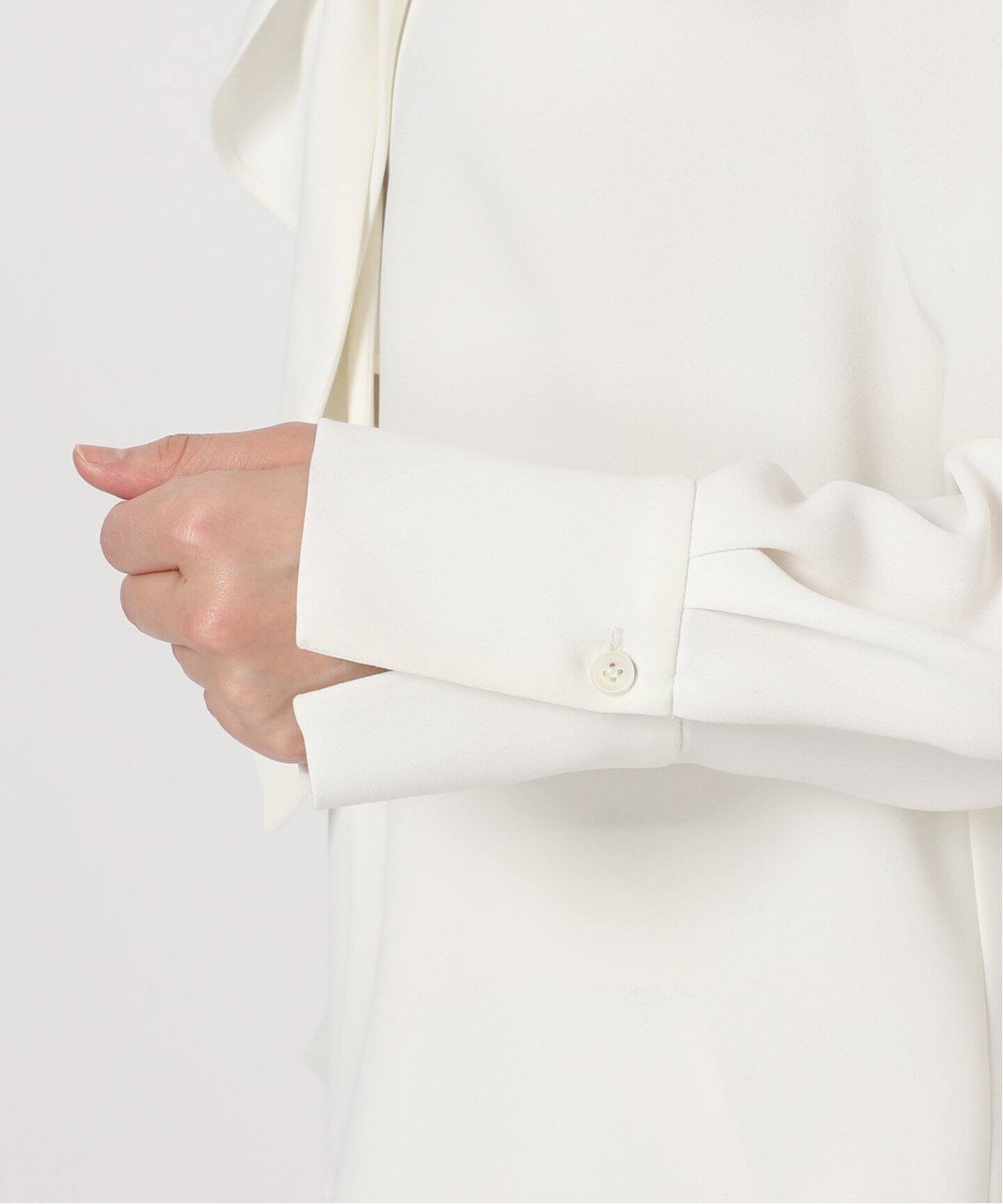 追加》アシンメトリーボウタイブラウス（シャツ／ブラウス）｜NOBLE