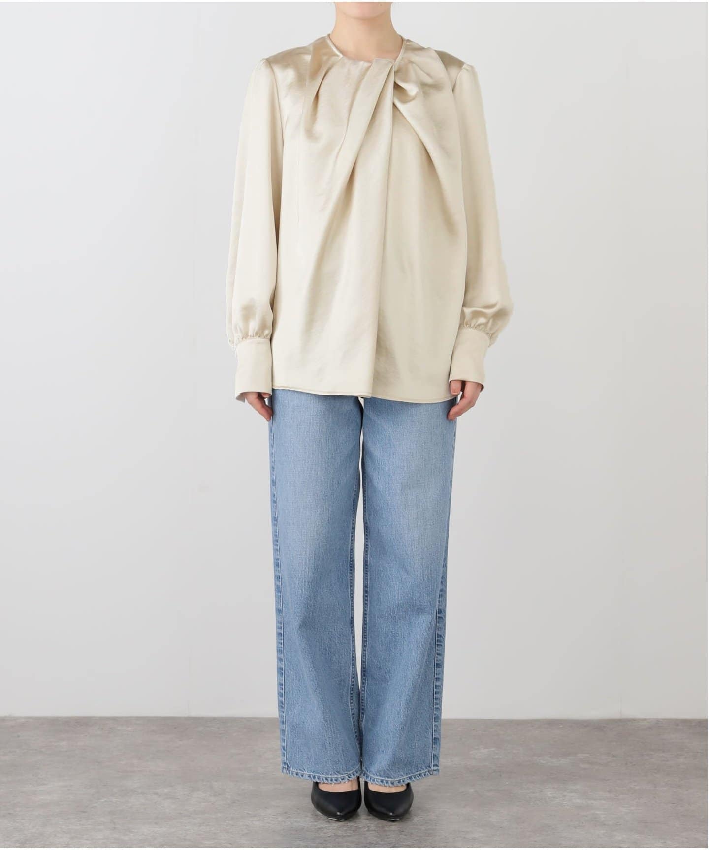 ORR/オル Satin Ribbon Blouse（シャツ／ブラウス）｜NOBLE（ノーブル