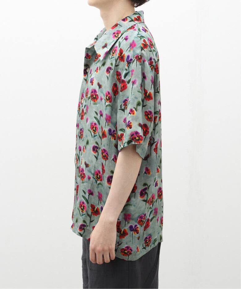 Sefr 23SS NOAM SHIRT レース編み 半袖シャツ ホワイト