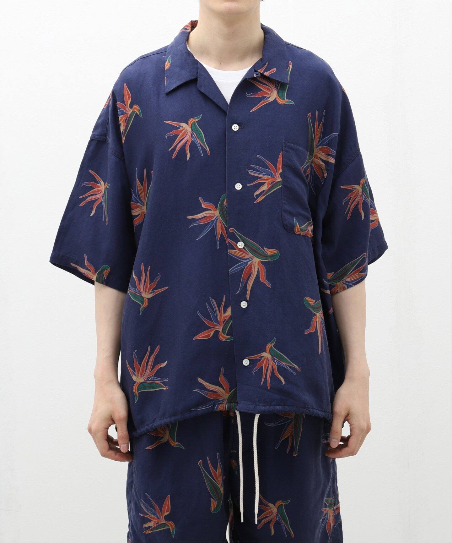 nanamica (ナナミカ) Cupra Hemp Aloha Shirt #SUGS419（シャツ 