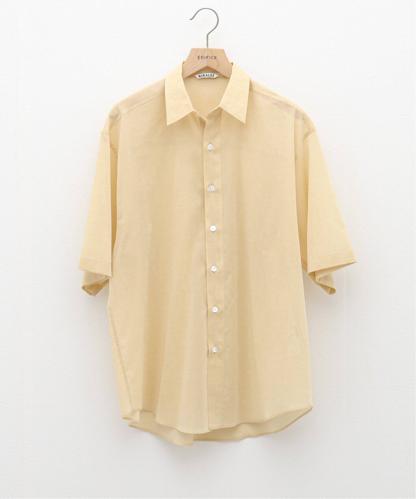AURALEE / オーラリー】HARD TWIST FINX ORGANDY HALF SLE（シャツ 