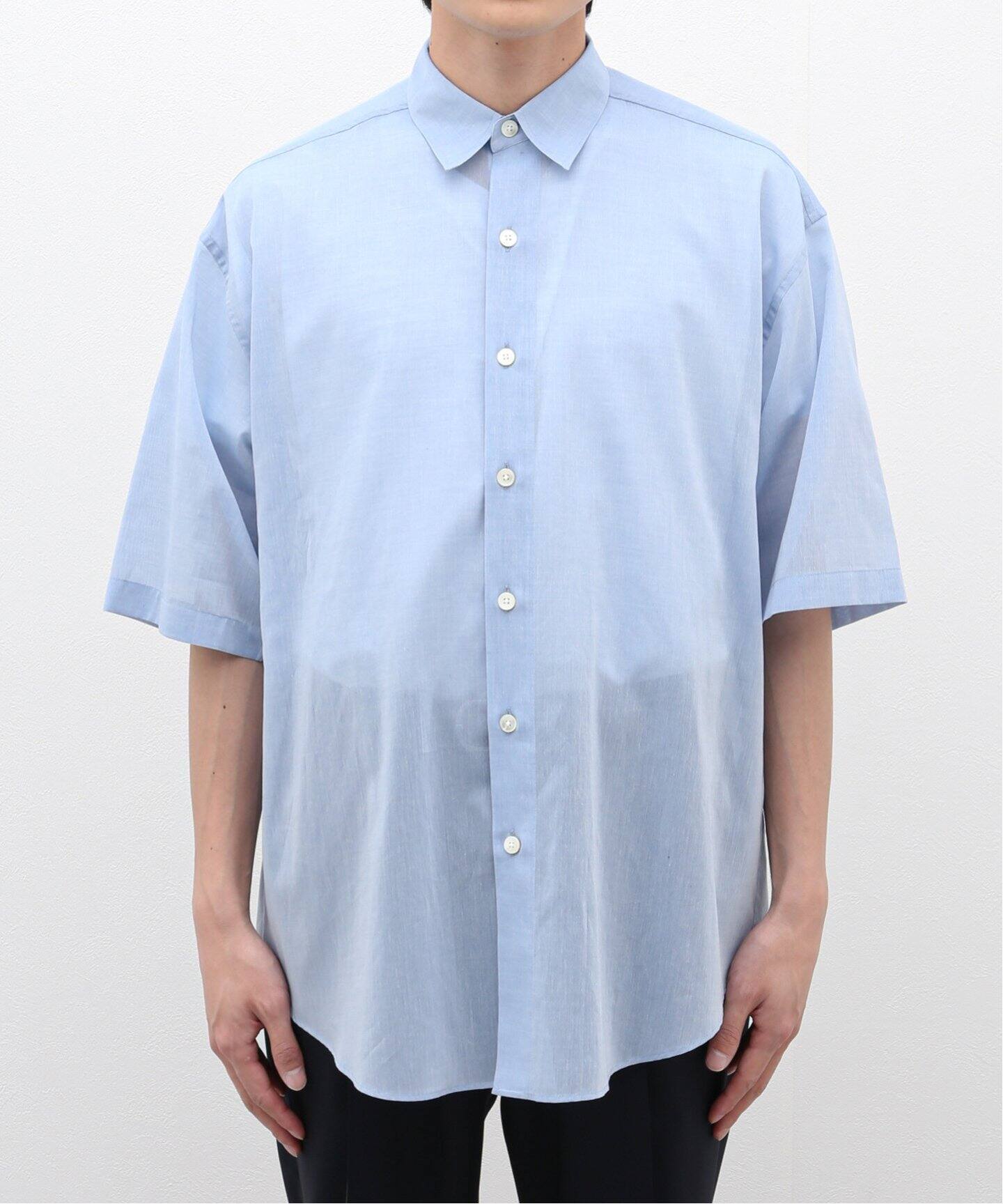 AURALEE / オーラリー】HARD TWIST FINX ORGANDY HALF SLE（シャツ  