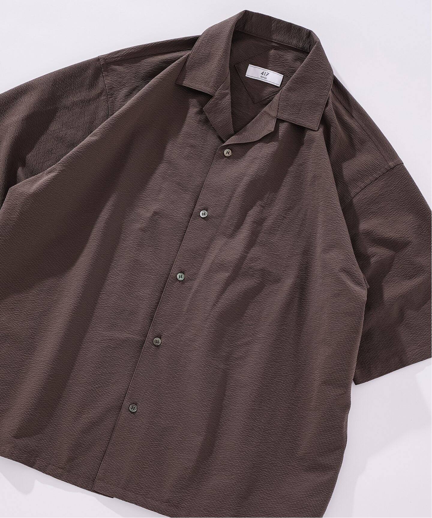 希少 リバプール 417 EDIFICE オープンカラー シャツ 来日記念 ワイドサッカーオープンカラーシャツ（シャツ／ブラウス）｜417