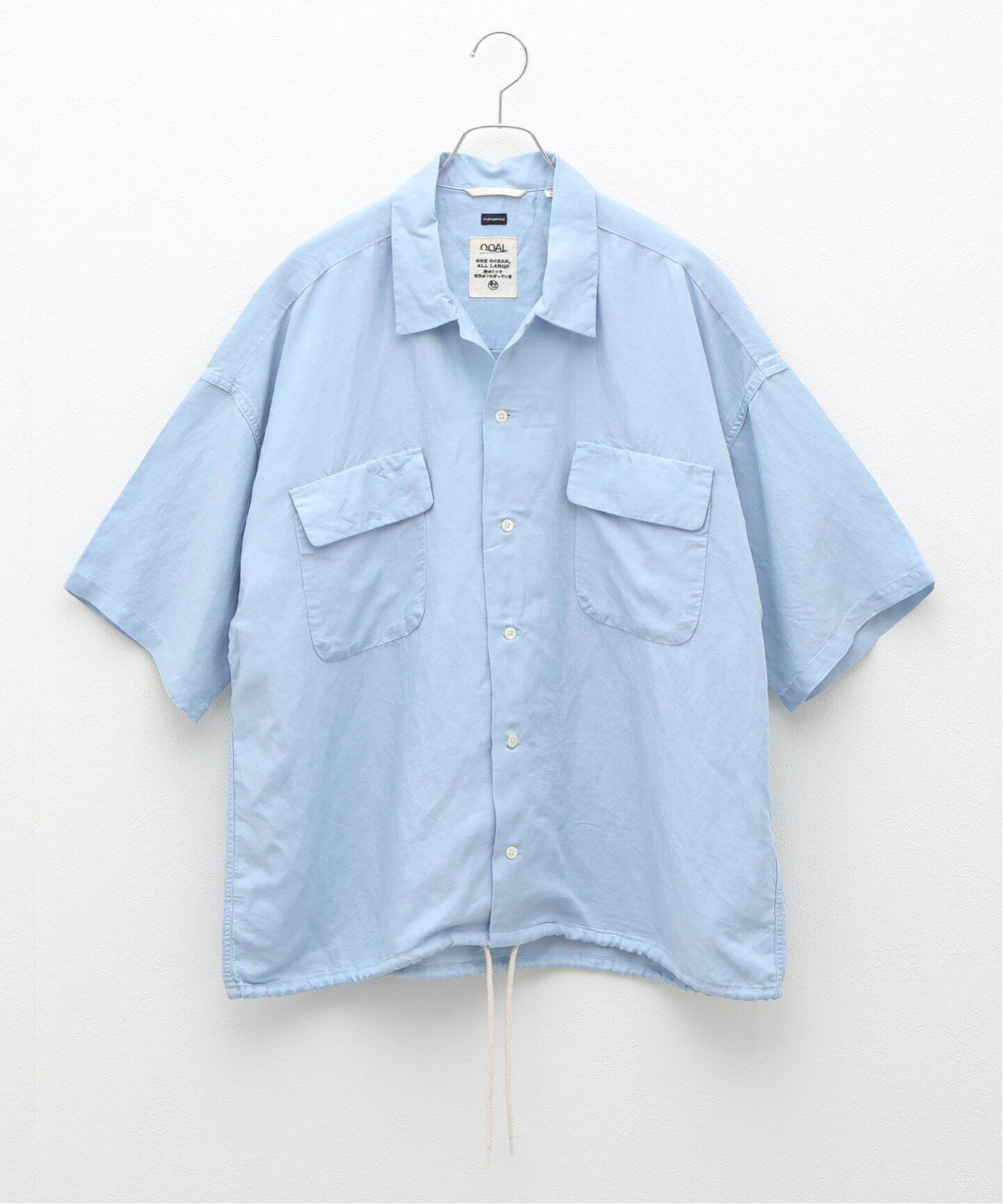 NANAMICA (ナナミカ) Open Collar Cupra Hemp S/S Shir SUGS418