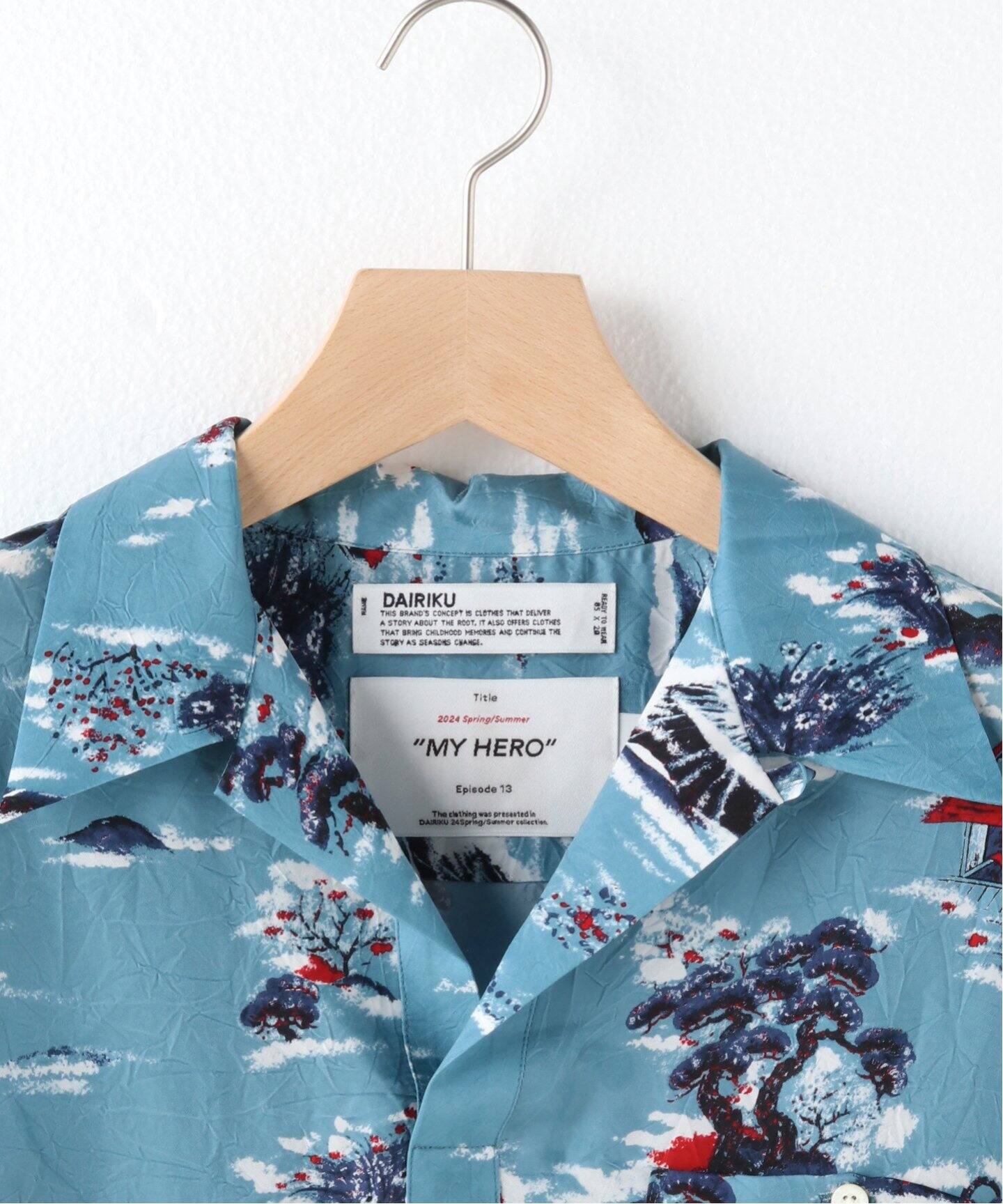 DAIRIKU / ダイリク】Cliff Aloha Rib Shirt（シャツ／ブラウス 
