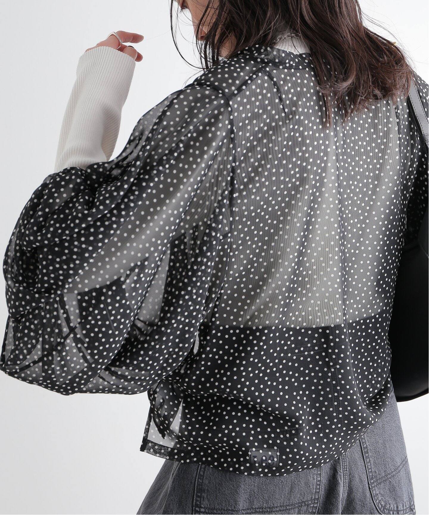 THE NEWHOUSE/ザ ニューハウス】RAINIER LONG SLEEVE：ブラウス  