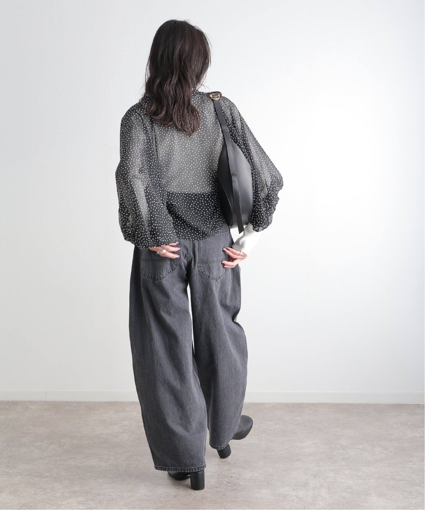 the new house トップス THE NEWHOUSE/ザ ニューハウス】RAINIER LONG SLEEVE：ブラウス