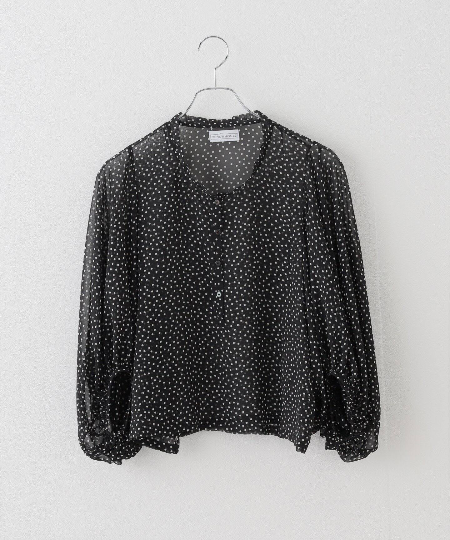 THE NEWHOUSE/ザ ニューハウス】RAINIER LONG SLEEVE：ブラウス  