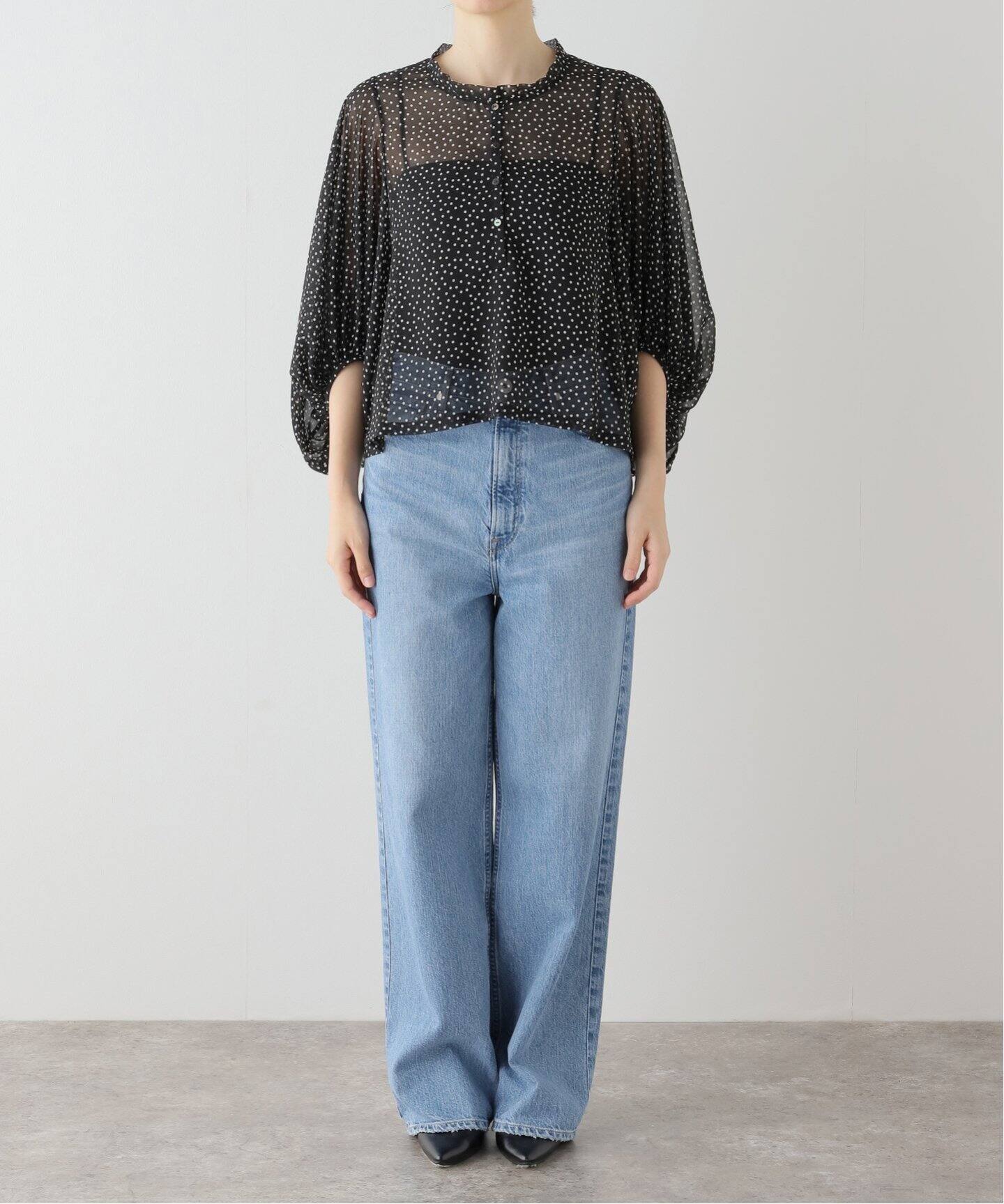 THE NEWHOUSE/ザ ニューハウス】RAINIER LONG SLEEVE：ブラウス  