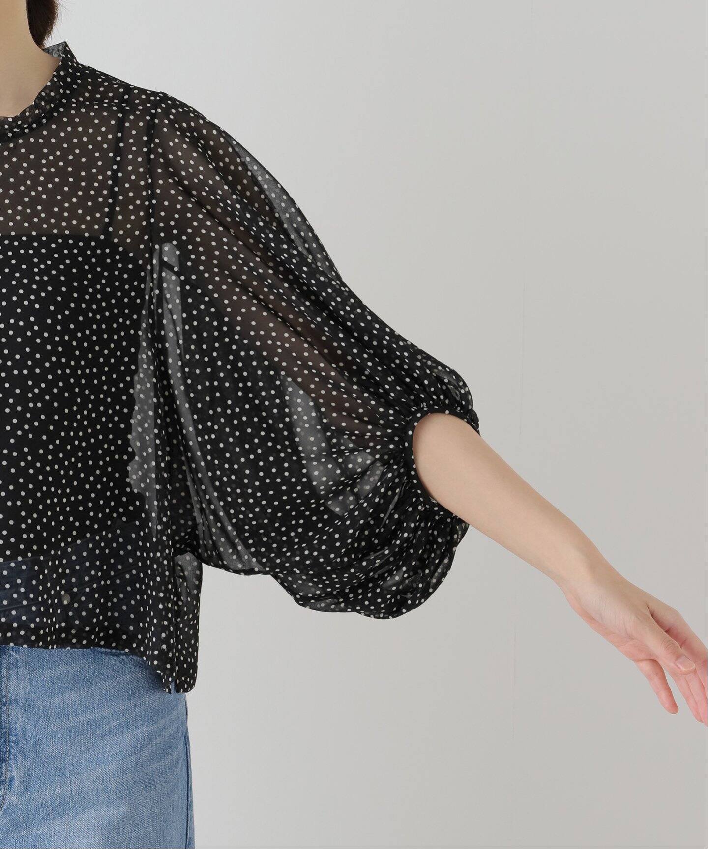 THE NEWHOUSE/ザ ニューハウス】RAINIER LONG SLEEVE：ブラウス  