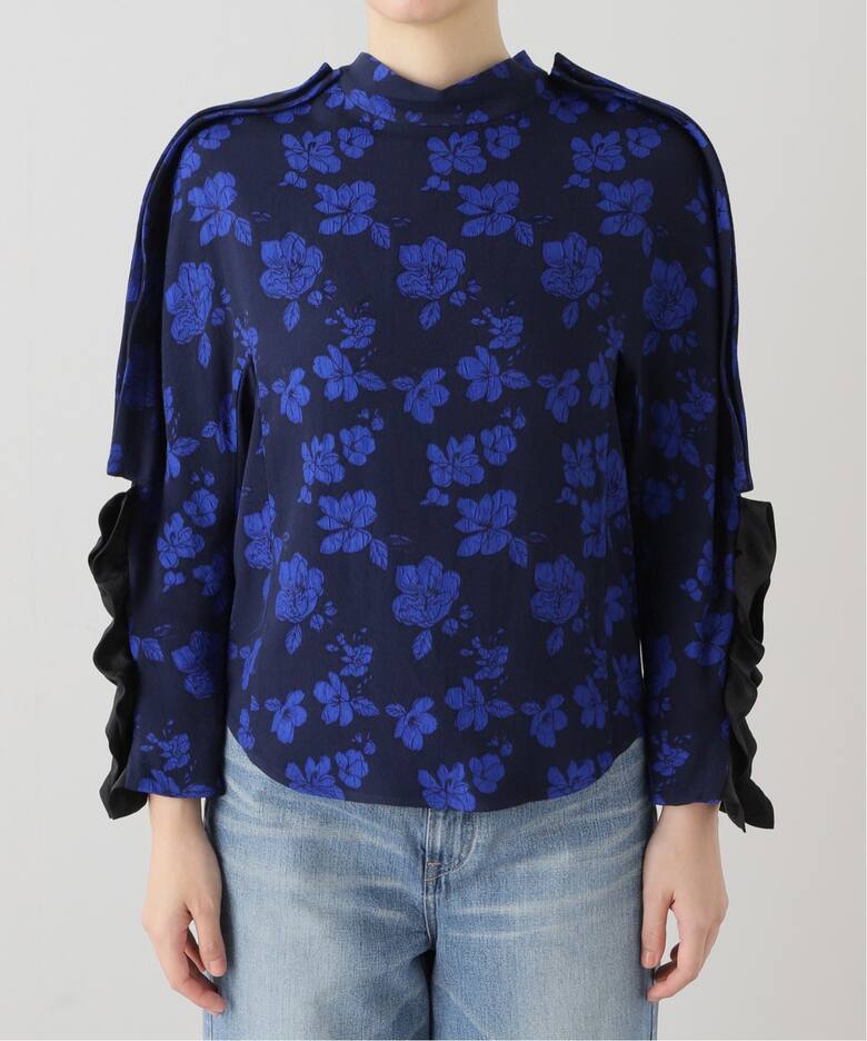 TOGA PULLA/トーガプルラ】Flower jacquard blouse：ブラウス（シャツ 