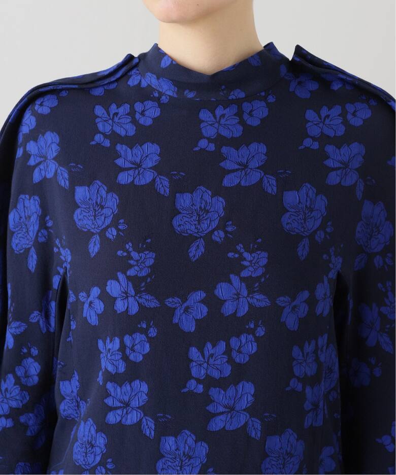 TOGA PULLA/トーガプルラ】Flower jacquard blouse：ブラウス（シャツ  