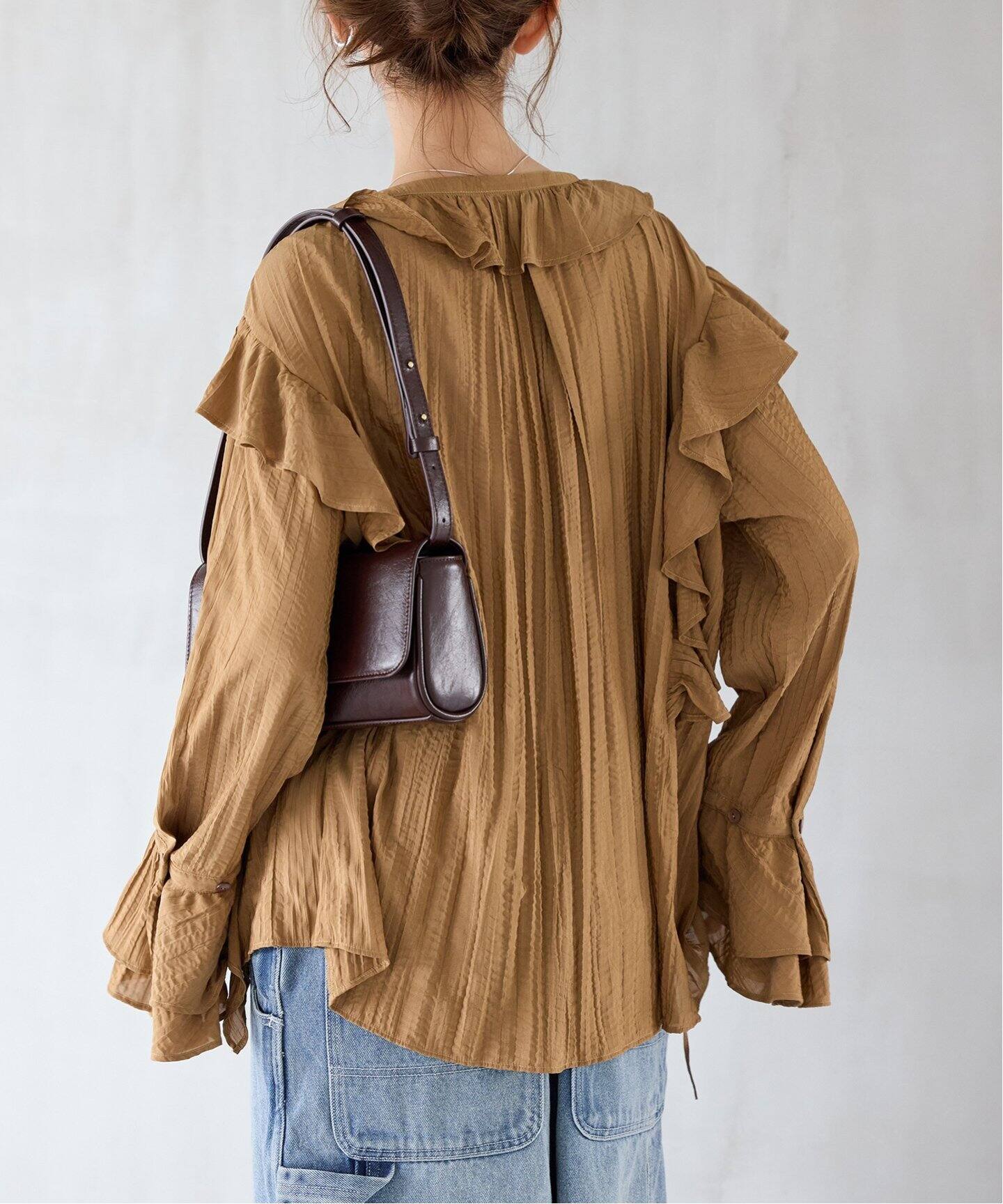 ライトクロスラッフルブラウス（シャツ／ブラウス）｜JOURNAL STANDARD  