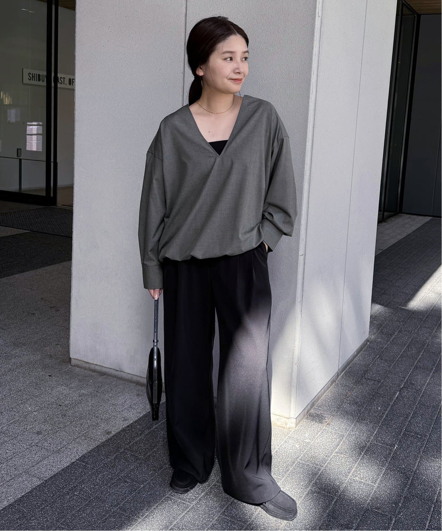 クリアツイルVネックブラウス（シャツ／ブラウス）｜JOURNAL STANDARD