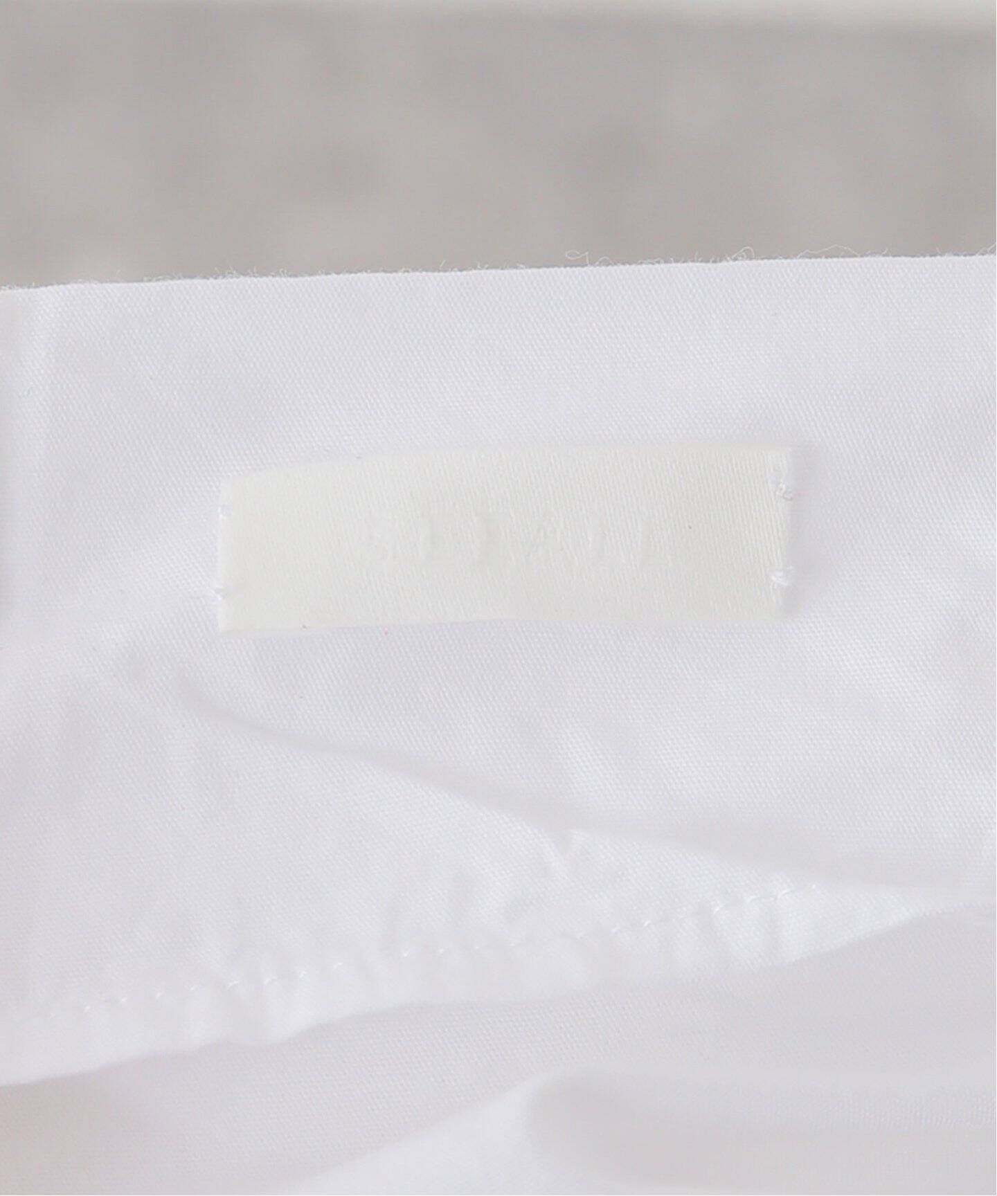 SEEALL/シーオール】 GATHER SLEEVE TOP:ブラウス（シャツ／ブラウス